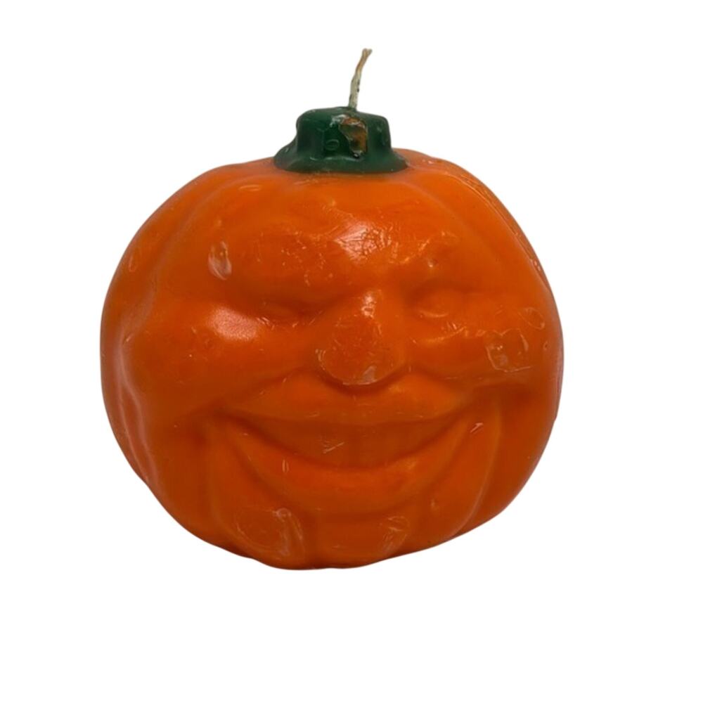 Pumpkin Candle jack-o’-lantern Halloween orange